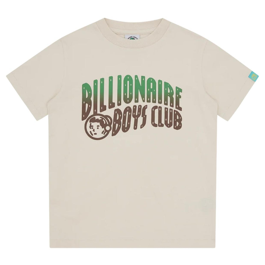 Billionaire Boys Club Kids Gradient Arch Logo Ecru T-Shirt