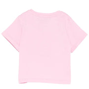 Moschino Baby Cherry Detail & Teddy Bear Logo Pink T-Shirt