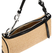 Vivienne Westwood Raffia-Effect Natural Cindy Cylinder Bag