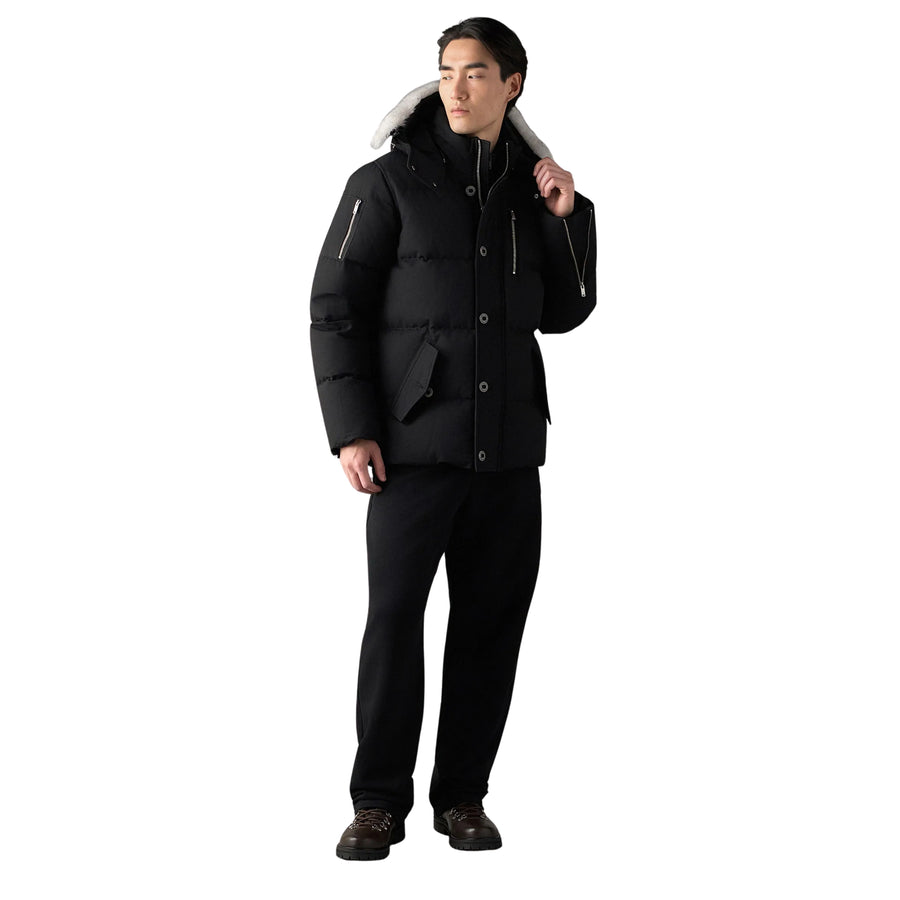 Moose Knuckles Original 3Q Down Black Jacket