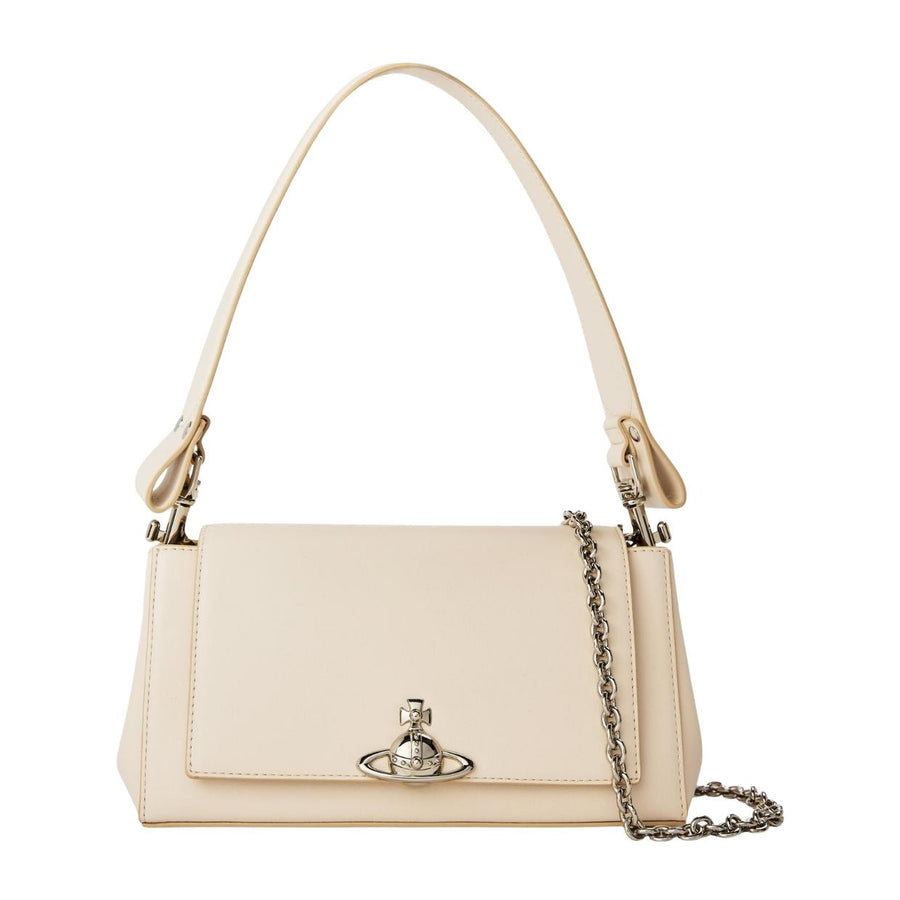 Vivienne Westwood Hazel Medium White Handbags