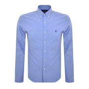Ralph Lauren Embroidered Logo Blue Shirt