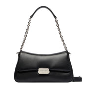 Emporio Armani Soft Finish Black Shoulder Bag