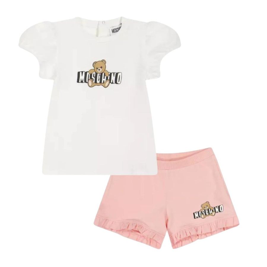 Moschino Baby Printed Logo T-Shirt & Shorts Set