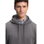 BOSS Wetalk Cotton Terry Grey Hoodie