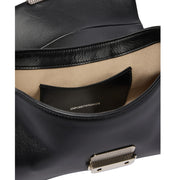 Emporio Armani Soft Finish Black Shoulder Bag