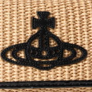 Vivienne Westwood Raffia-Effect Natural Hazel Medium Bag