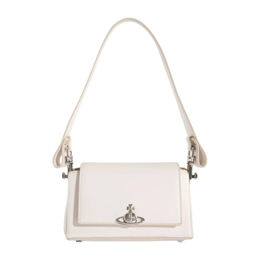 Vivienne Westwood Hazel Small White Handbags