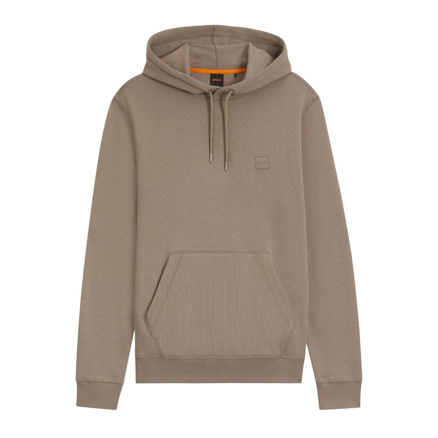 BOSS Wetalk Cotton Terry Light Brown Hoodie