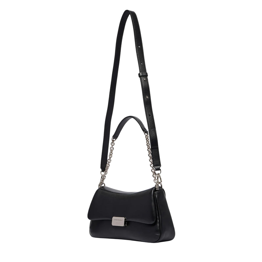 Emporio Armani Soft Finish Black Shoulder Bag