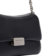 Emporio Armani Soft Finish Black Shoulder Bag