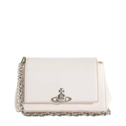 Vivienne Westwood Hazel Small White Handbags