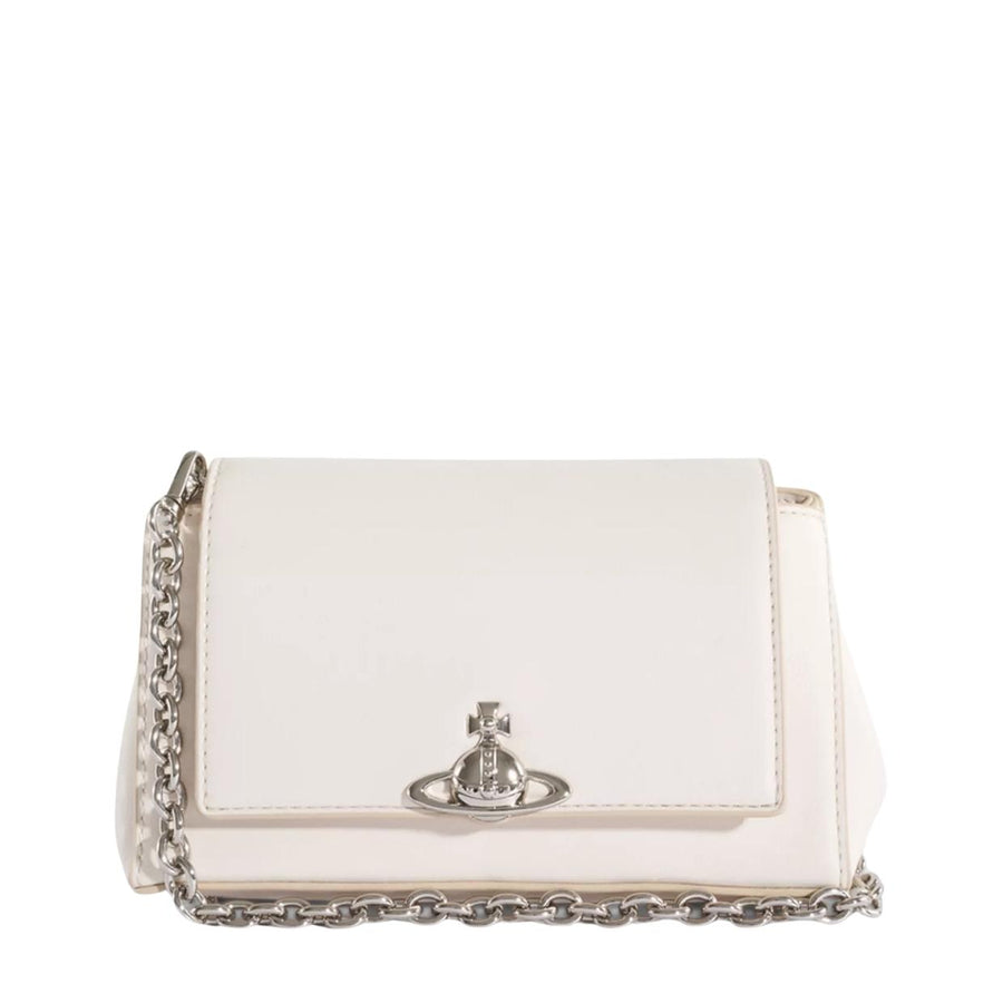 Vivienne Westwood Hazel Small White Handbags