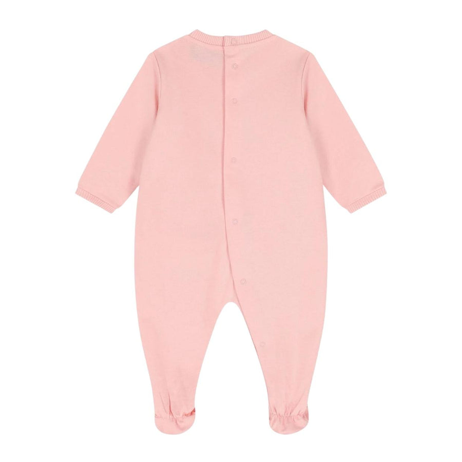 Moschino Baby Teddy Bear Pink Babygrow