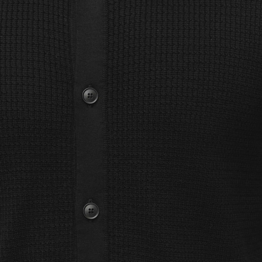 BOSS Akepalo Black Knitted Polo Shirt