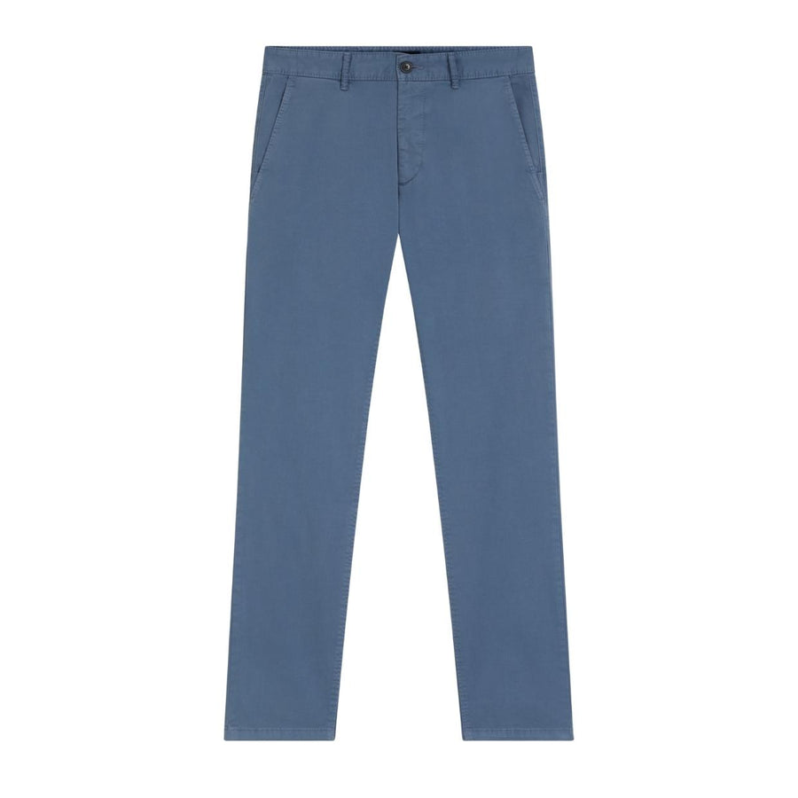 BOSS Stretch Cotton Slim Fit Blue Chino