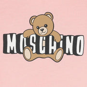 Moschino Baby Teddy Bear Pink Babygrow