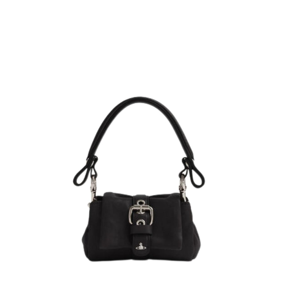 Vivienne Westwood Hazel Nano Treasure Charm Black Handbag