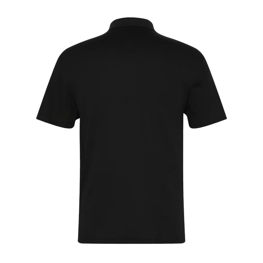 Calvin Klein Embroidered Logo Black Polo Shirt
