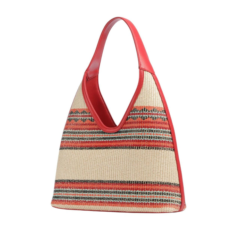 Love Moschino Sunset Stripe Multi-coloured Hobo Bag