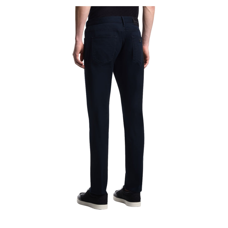 Emporio Armani J06 Slim Fit Stretch Fabric Blue Navy Trousers