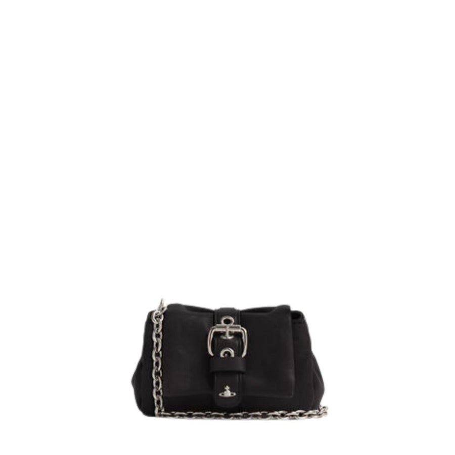 Vivienne Westwood Hazel Nano Treasure Charm Black Handbag