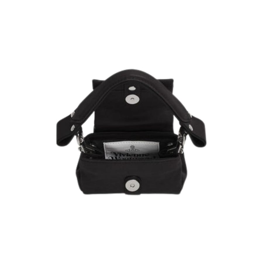 Vivienne Westwood Hazel Nano Treasure Charm Black Handbag