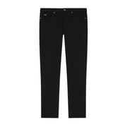 Emporio Armani J06 Slim Fit Stretch Fabric Black Trousers