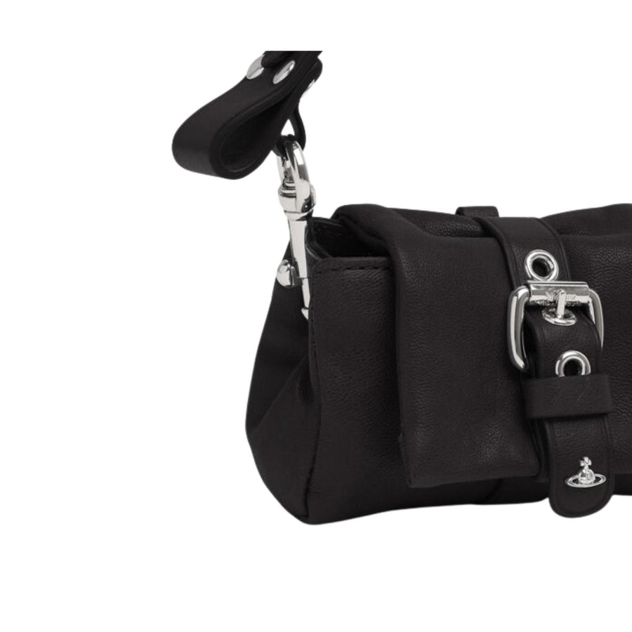 Vivienne Westwood Hazel Nano Treasure Charm Black Handbag