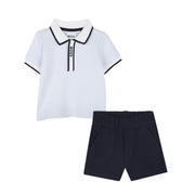 BOSS Baby Sky Blue Polo Shirt & Short Set