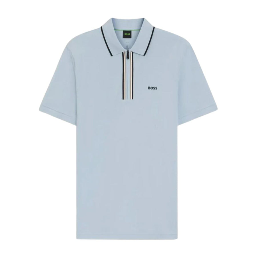 BOSS Philix GOC Slim Fit Light Blue Polo Shirt