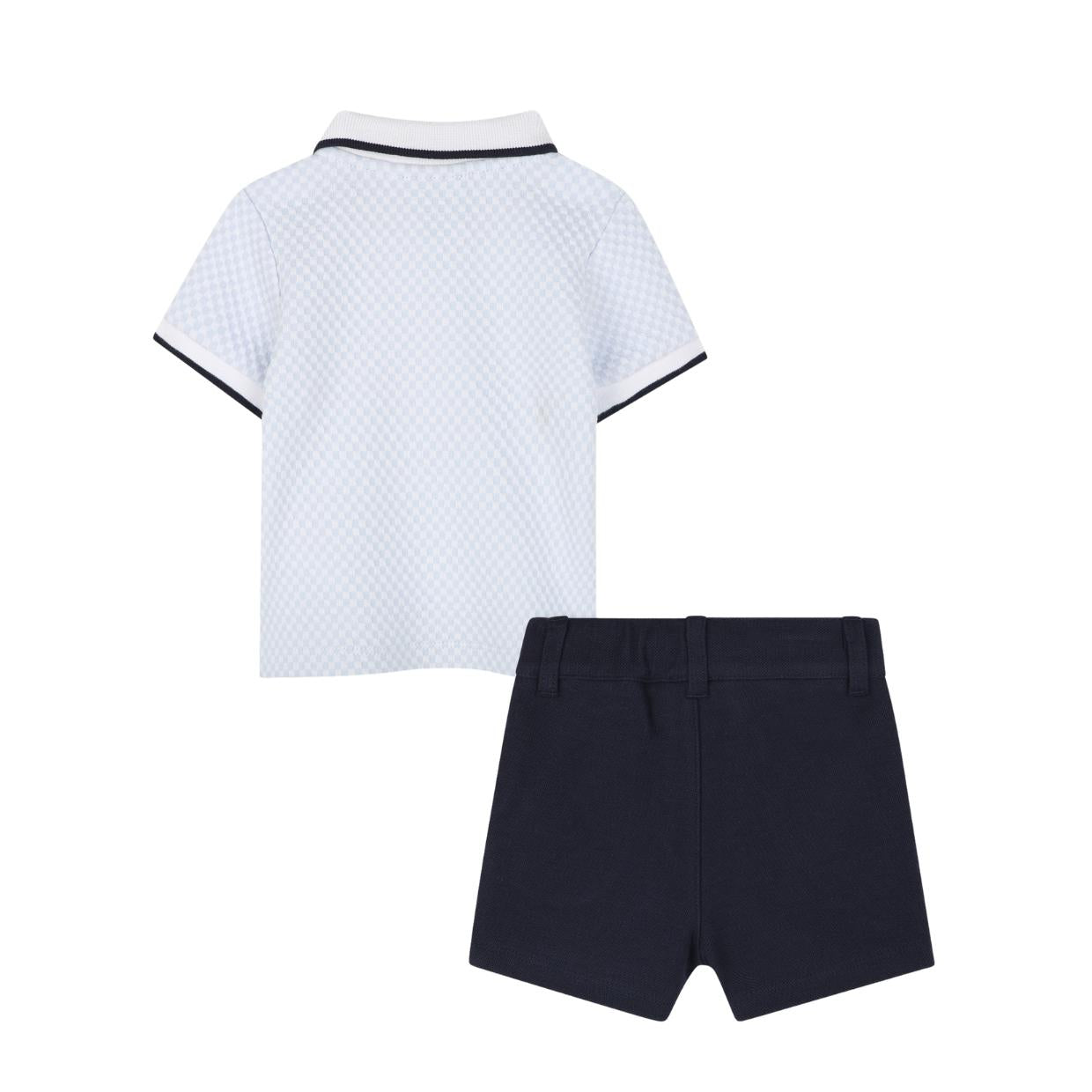 BOSS Baby Sky Blue Polo Shirt & Short Set