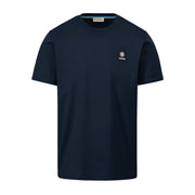 Sandbanks Logo Badge Slim Fit Navy T-Shirt
