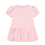 Moschino Baby Teddy Bear Logo Pink Dress