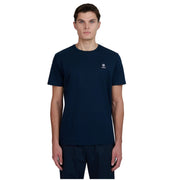 Sandbanks Logo Badge Slim Fit Navy T-Shirt