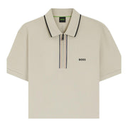 BOSS Philix GOC Slim Fit Beige Polo Shirt