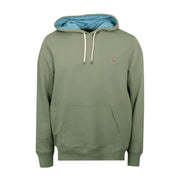 Paul Smith Regular Fit Logo Patch Khaki Green Hoodie