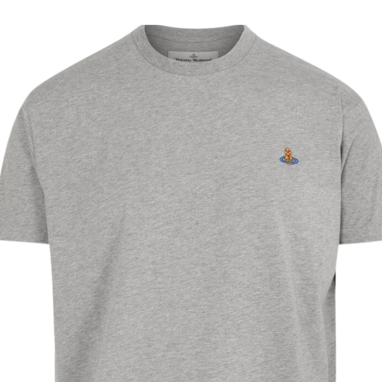 Vivienne Westwood Multi-Coloured Orb Classic Grey Melange T-Shirt