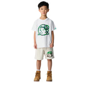 Billionaire Boys Club Kids Gradient Logo Ecru Sweat Shorts