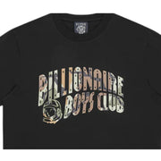 Billionaire Boys Club Camo Arch Logo Black T-Shirt