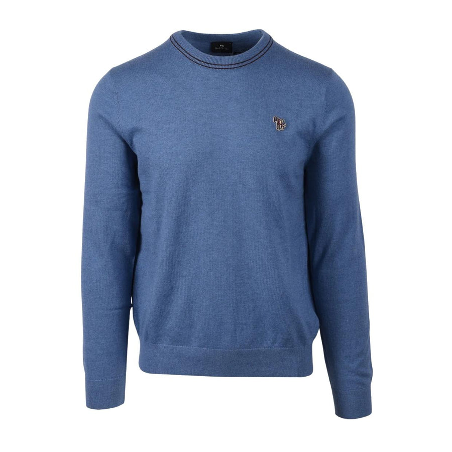 Paul Smith Zebra Patch Logo Grey Sweater
