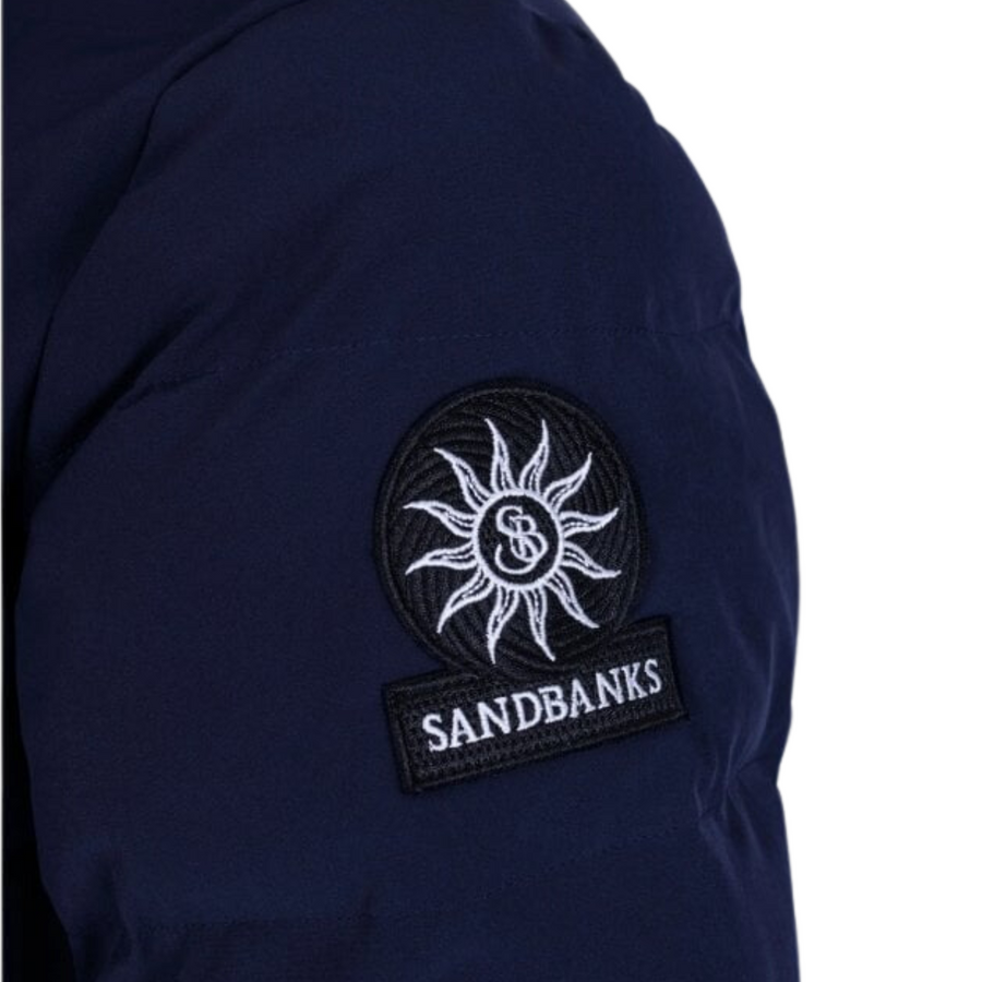 Sandbanks Navy Brankstone Long Puffer
