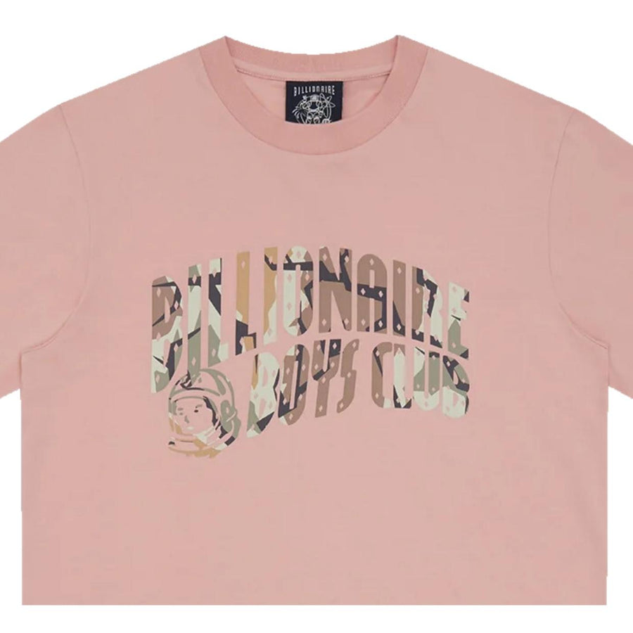 Billionaire Boys Club Camo Arch Logo Pink T-Shirt