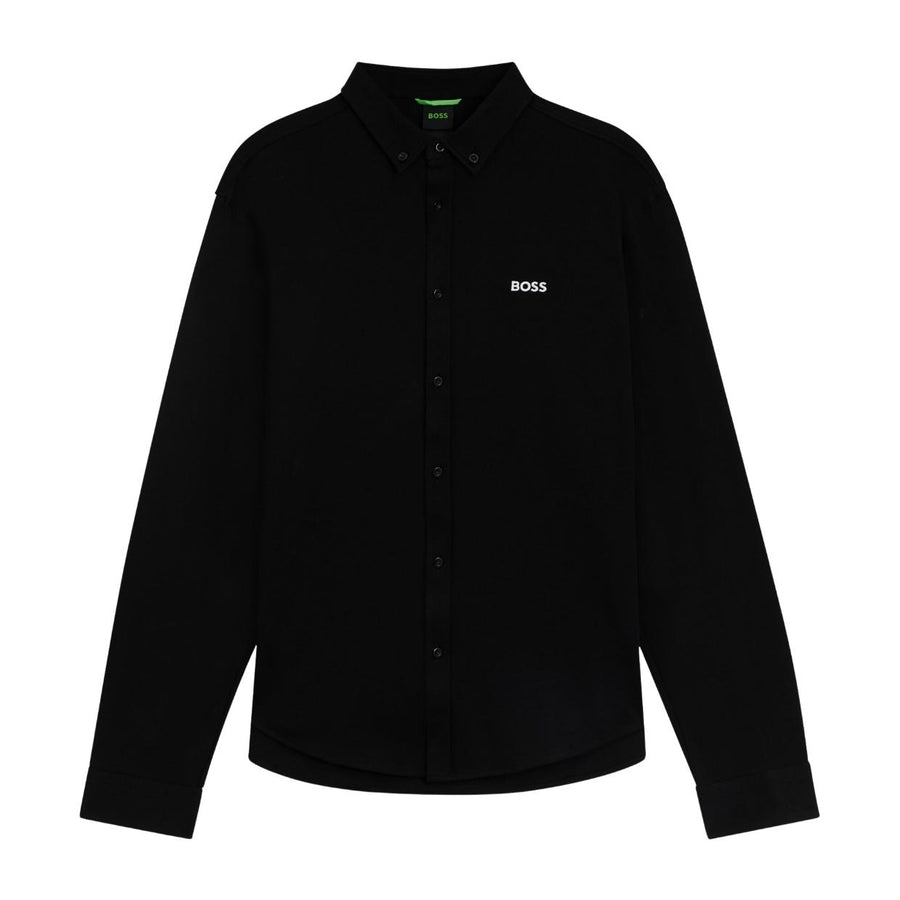 BOSS Regular Fit B Motion Long Sleeve Black Shirt