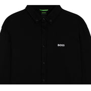 BOSS Regular Fit B Motion Long Sleeve Black Shirt