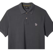Paul Smith Regular Fit Zebra Logo Charcoal Grey Short Sleeve Polo Shirt