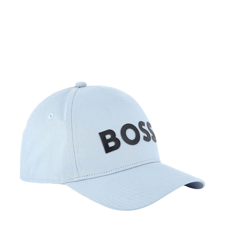 BOSS Kids Printed Logo Persian Blue Baseball Cap