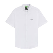 BOSS Regular Fit B Motion Short Sleeve White Shirt
