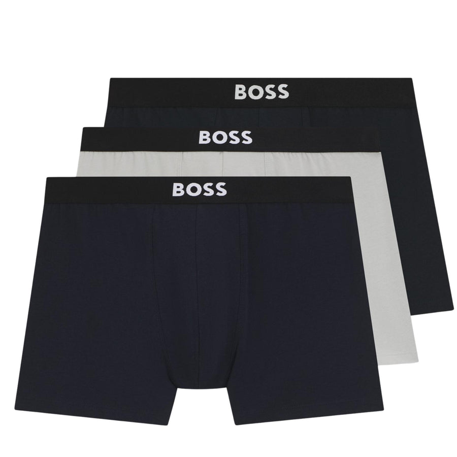 BOSS Contrast Logo Stretch Cotton Three Pack Boxer Brief