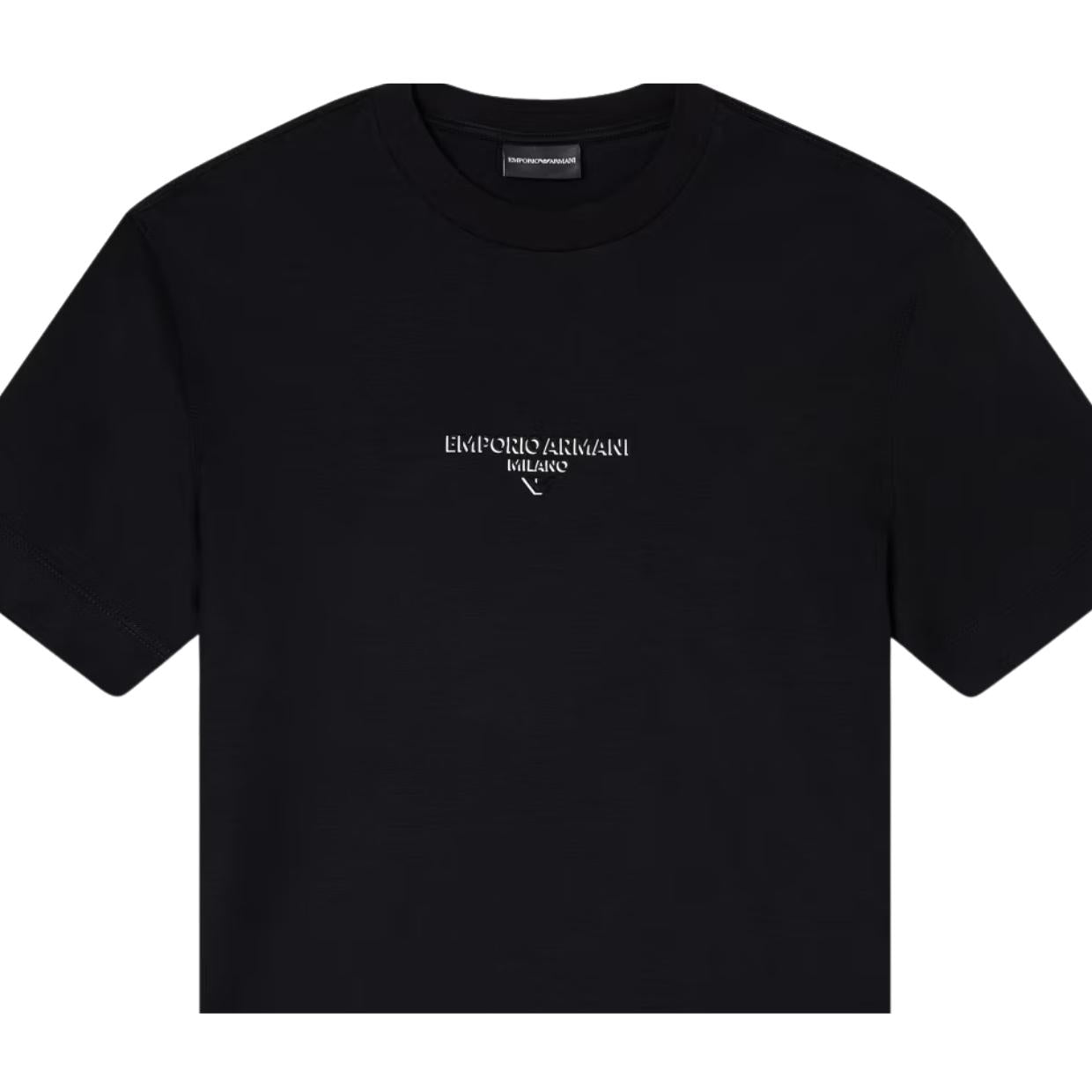 Emporio Armani 3D Effect Logo Black T-Shirt